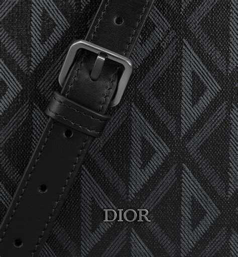 Dior Lock Case Black CD Diamond Canvas 